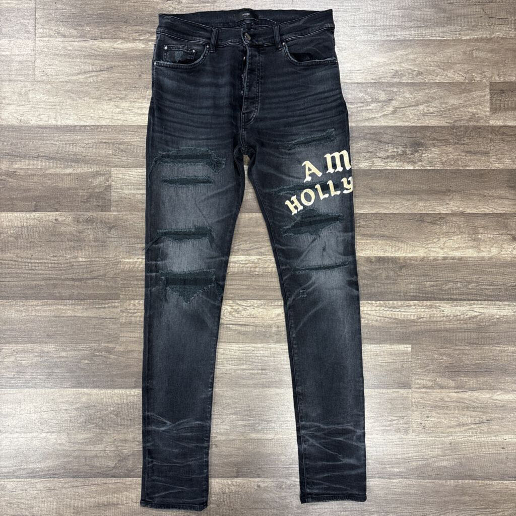 Amiri Jean black / grey wash "Amiri Hollywood"