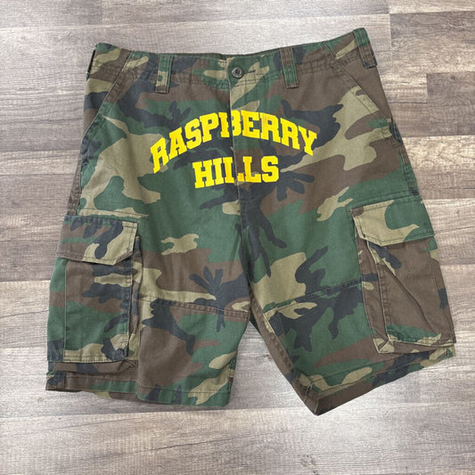 Raspberry Hills Camo shorts
