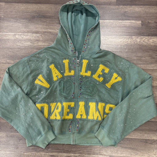 Valley zip up green yellow