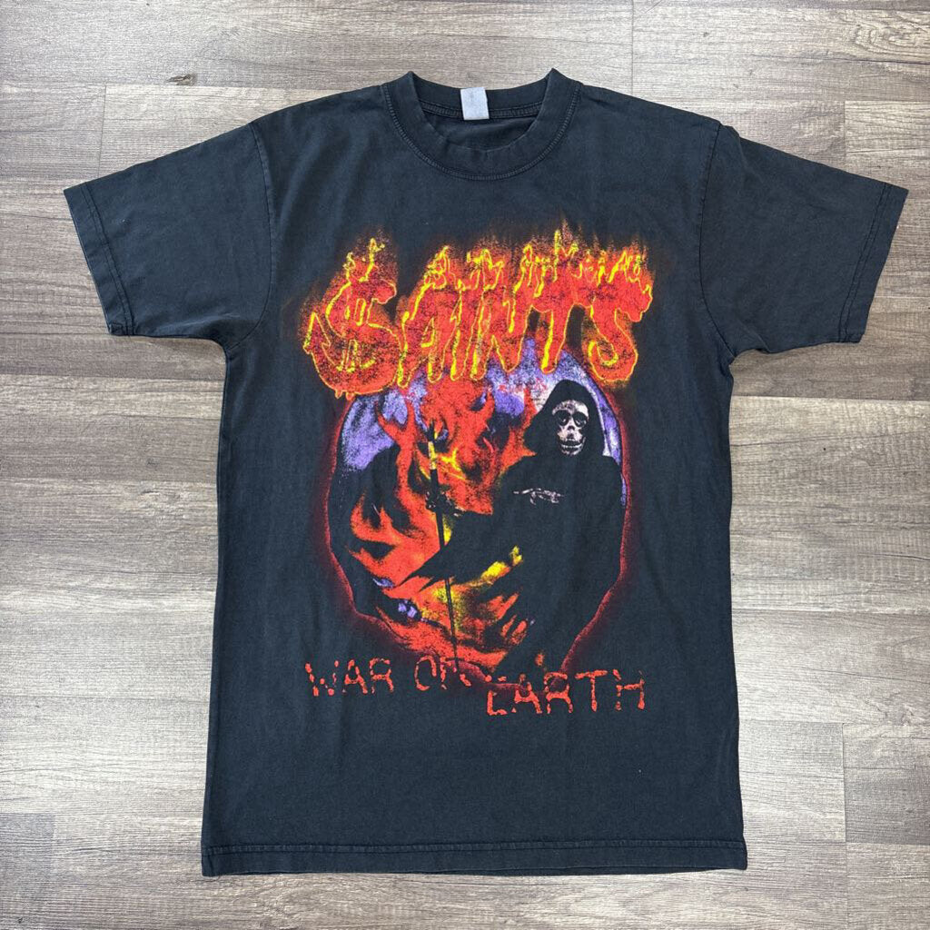Saints war on earth shirt black
