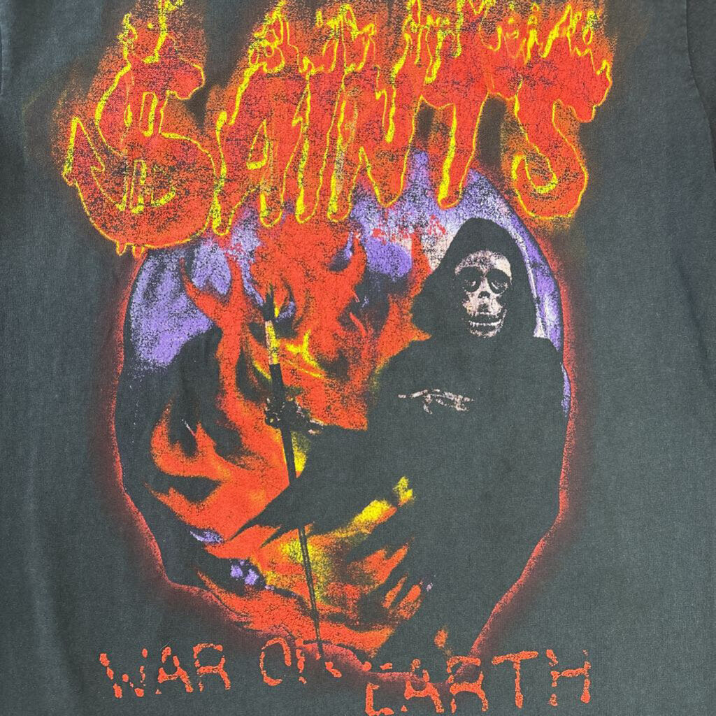 Saints war on earth shirt black