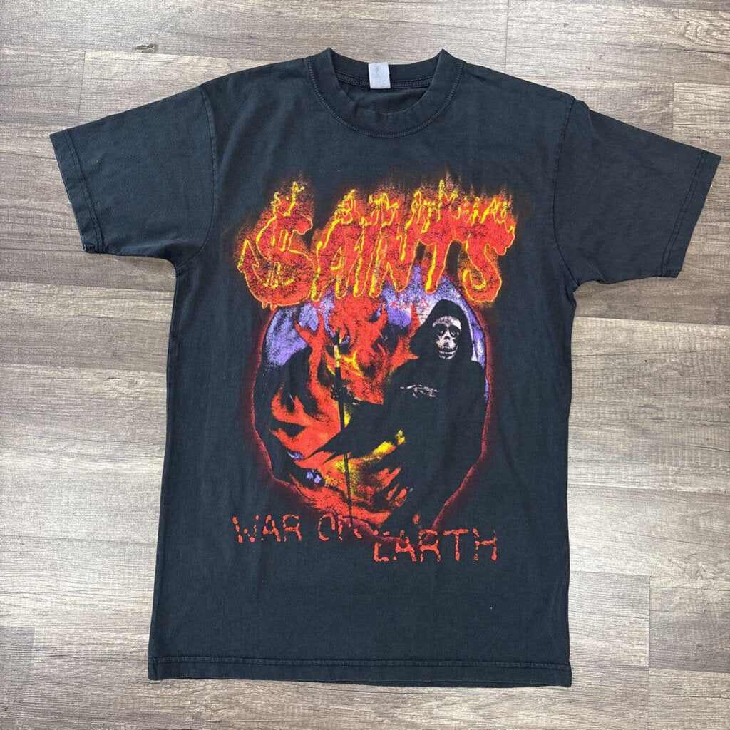 Saints war on earth shirt black