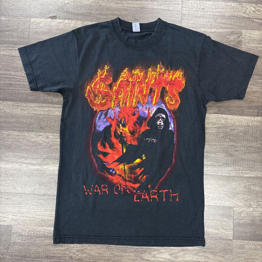 Saints war on earth shirt black