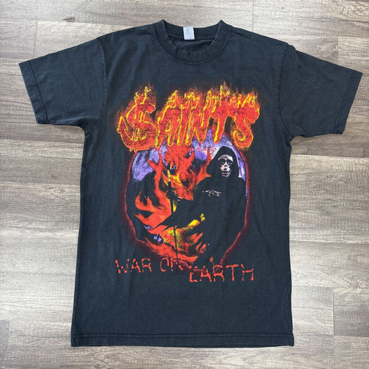 Saints war on earth shirt black