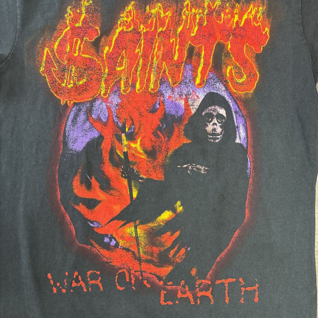 Saints war on earth shirt black