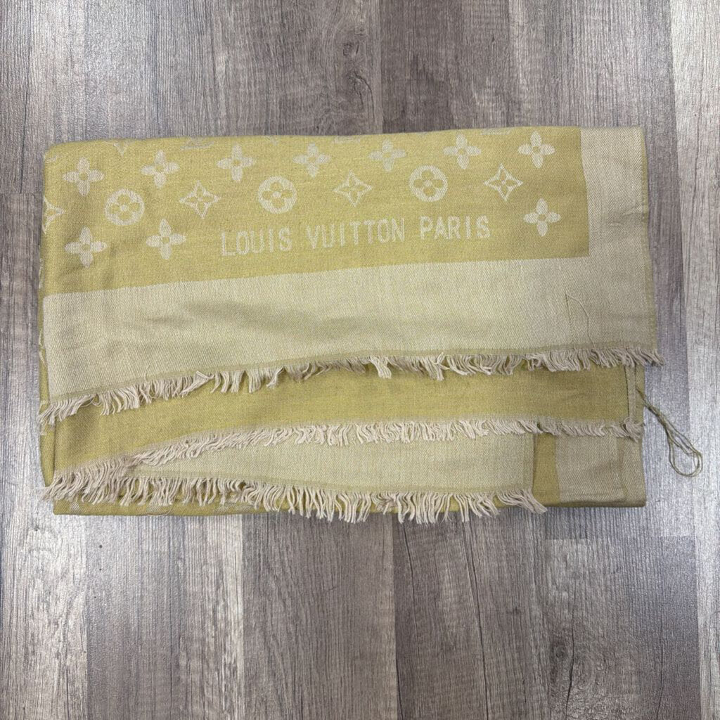 Louis Vuitton Beige Monogram Scarf