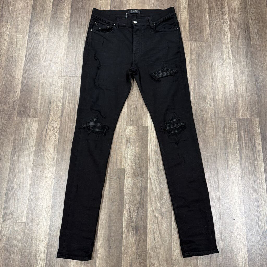 Amiri Mx1 Jean Black Black Patch