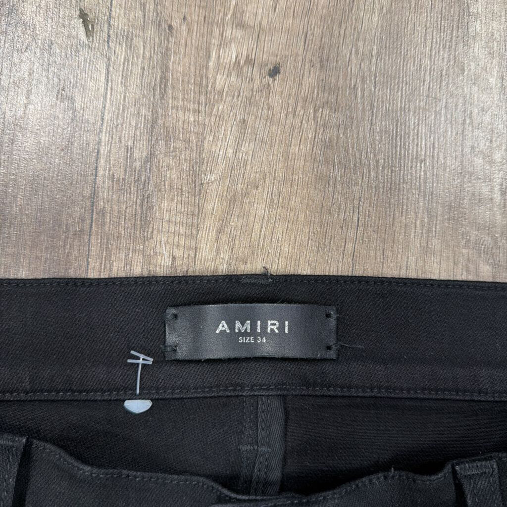 Amiri Mx1 Jean Black Black Patch