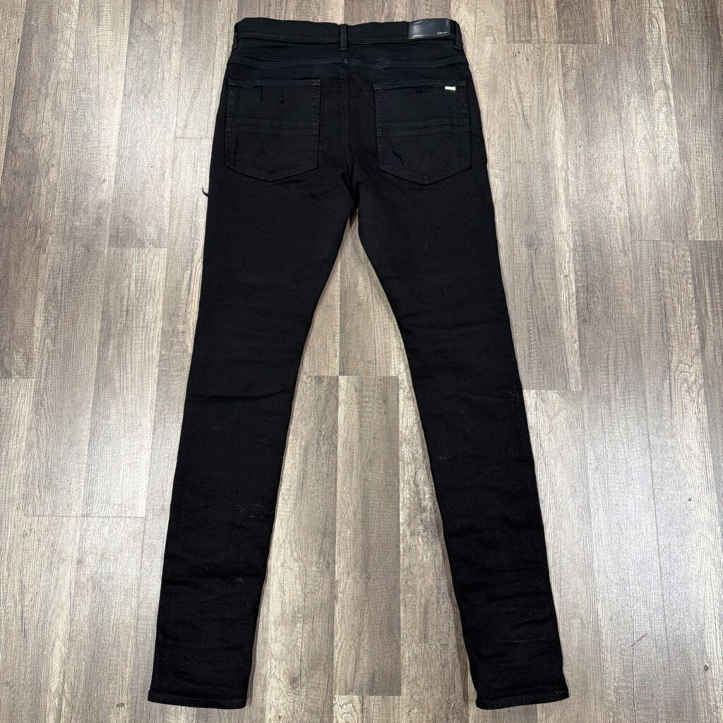 Amiri Mx1 Jean Black Black Patch