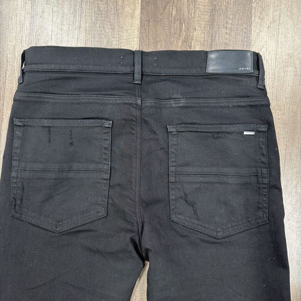 Amiri Mx1 Jean Black Black Patch