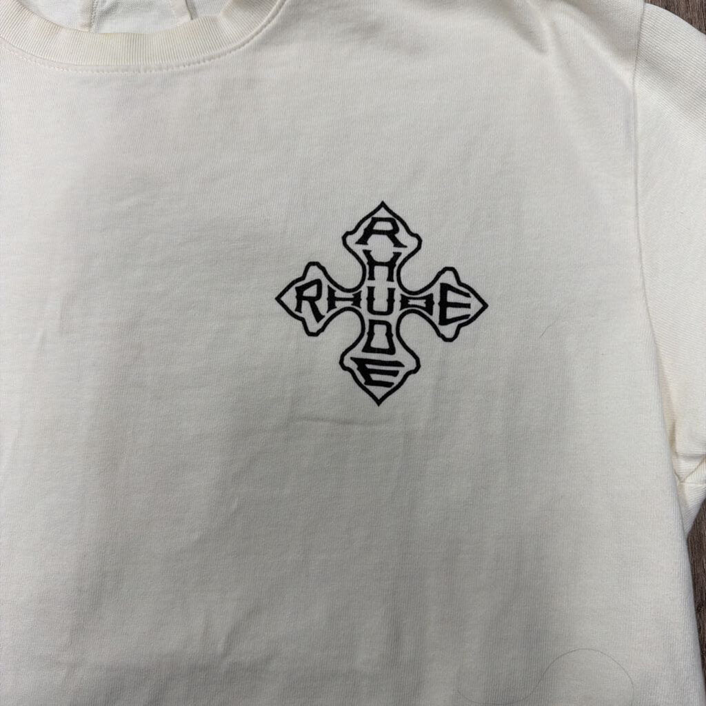Rhude Cross Shirt Cream