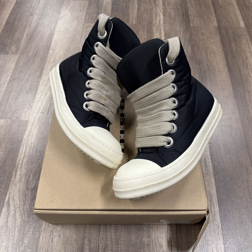 Rick Owens Padded Jumbo Lace High Black