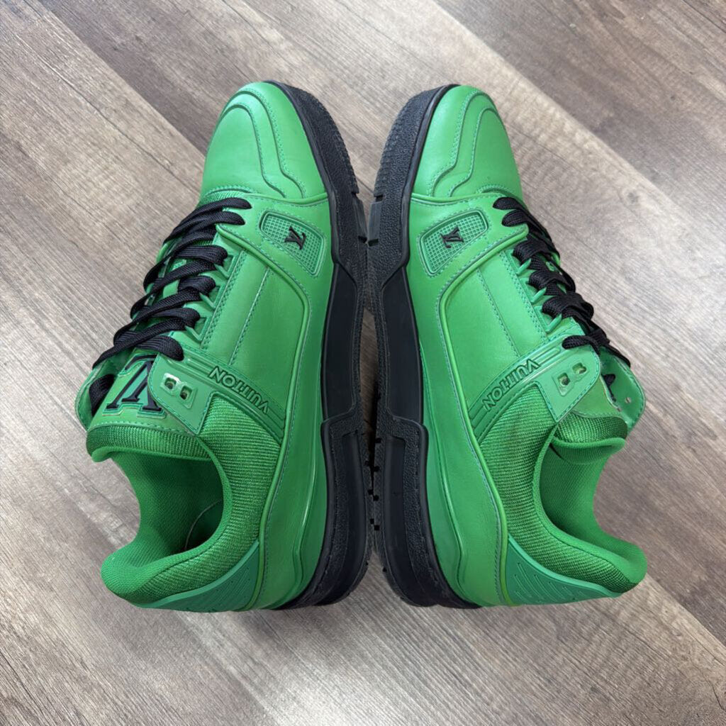 LV Louis Vuitton Trainer green black (NO BOX)