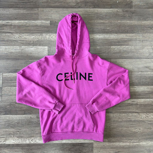 Celine classic logo hoodie purple