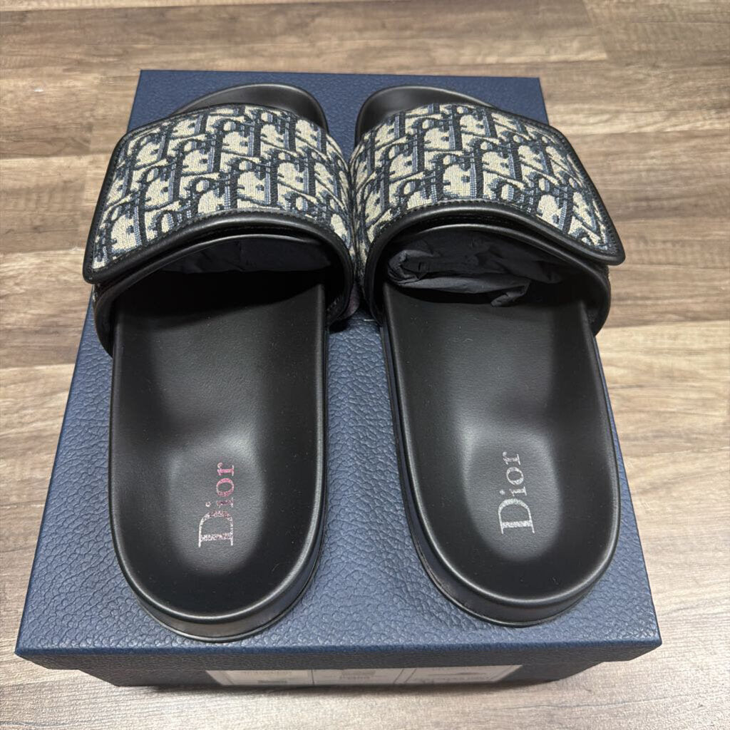 Dior Aqua sandal black beige
