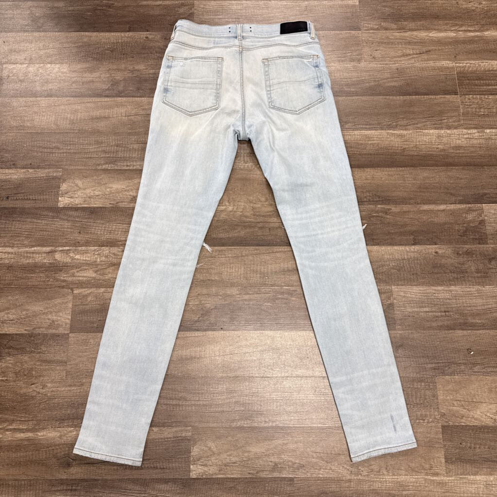 Amiri jean MX 1 purple blue patch