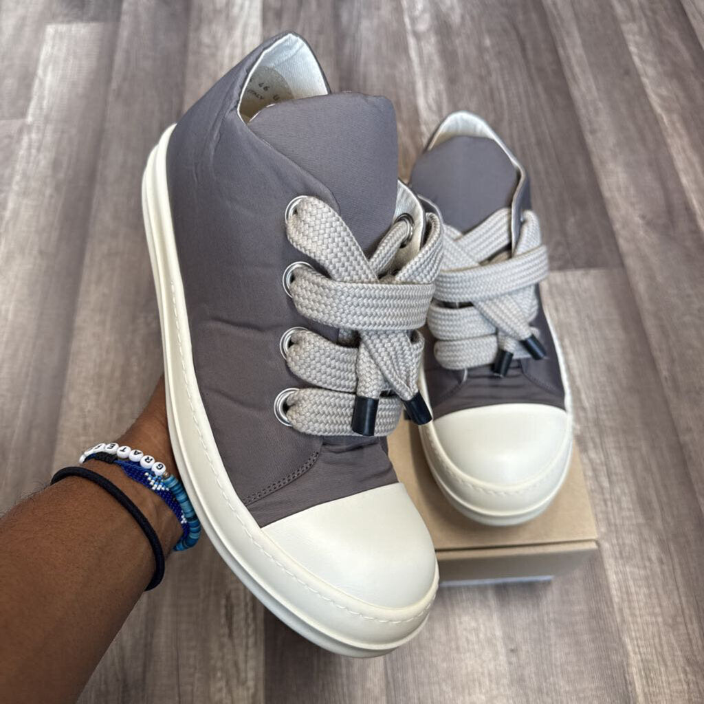 Rick owens jumbo lace low grey nylon