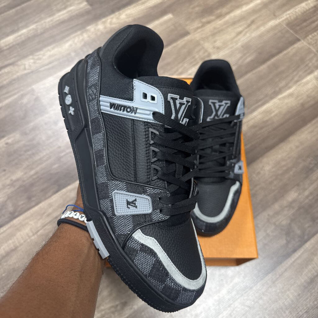 Louis Vuitton Black Damier Trainer