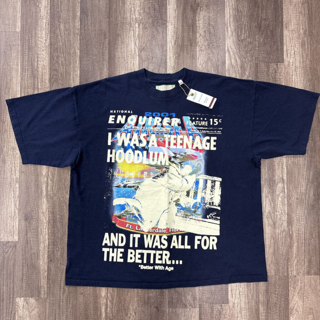 Better With Age Tshirt Navy 69 Crew (NEW)