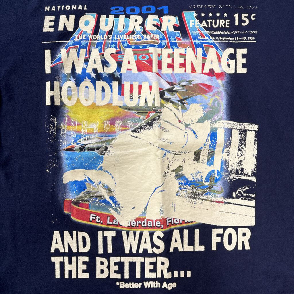 Better With Age Tshirt Navy 69 Crew (NEW)