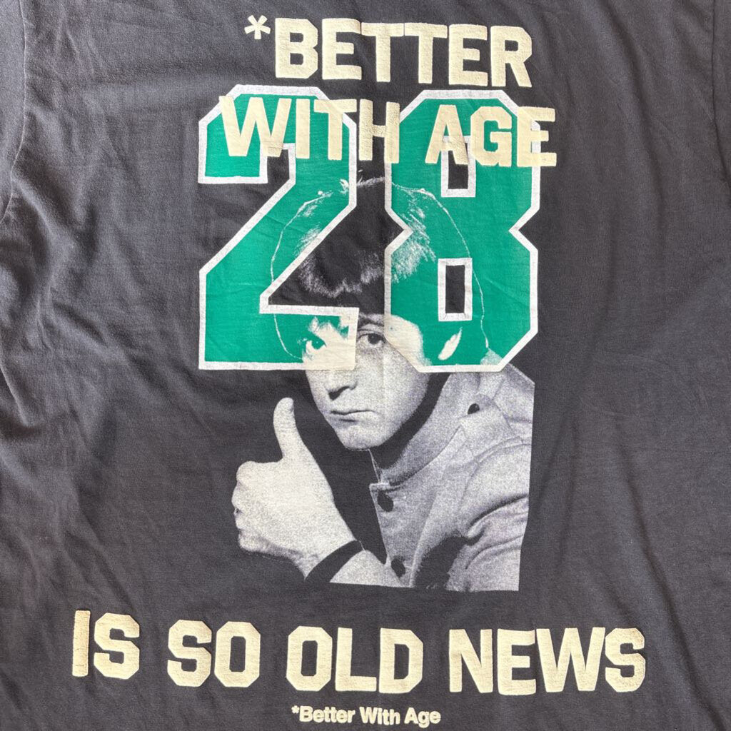 Better With Age Tshirt Grey Black Power (NEW)