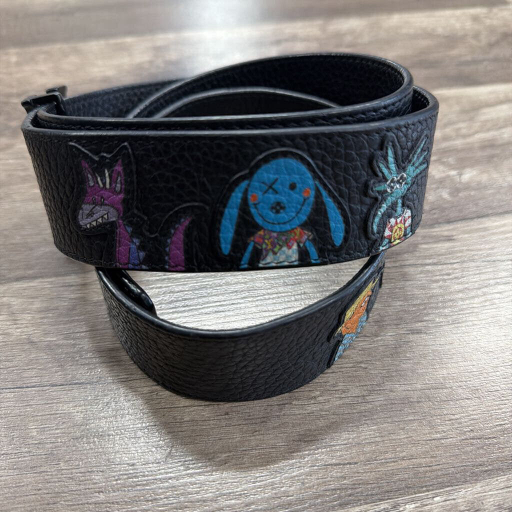 Louis Vuitton Belt Friends Printed Leather