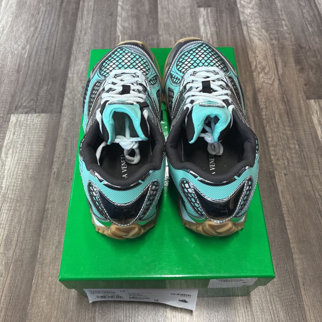 Bottega Veneta Orbit Silver Teal