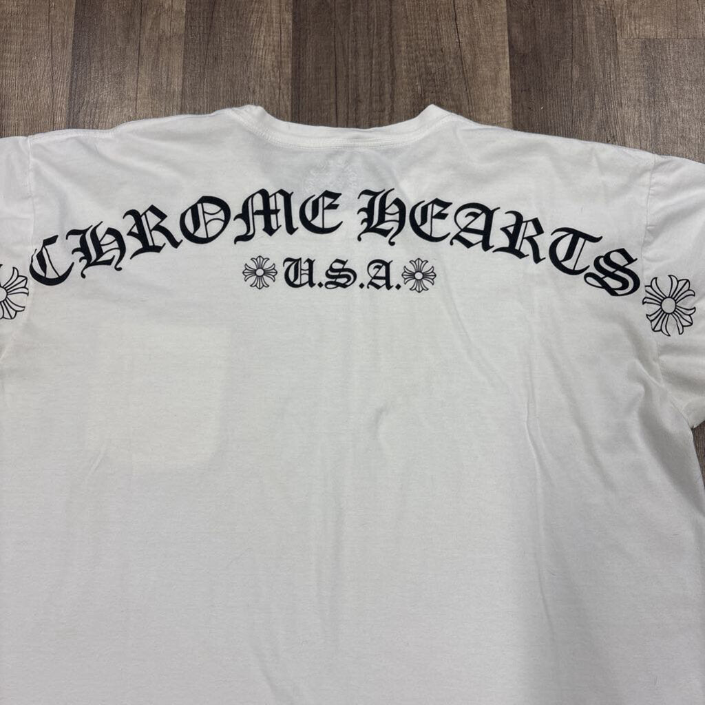 Chrome Hearts USA Logo T-shirt White