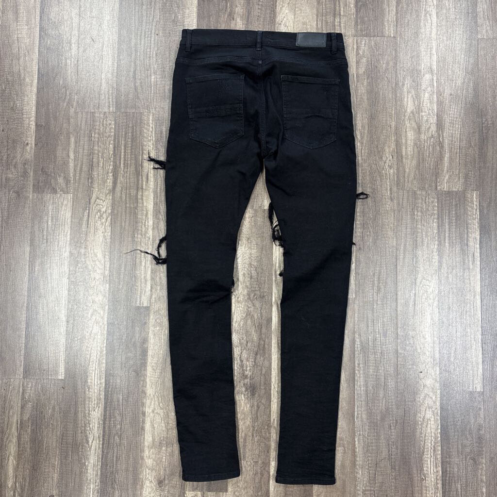 Amiri Mx2 Jean Black Leather (2018)
