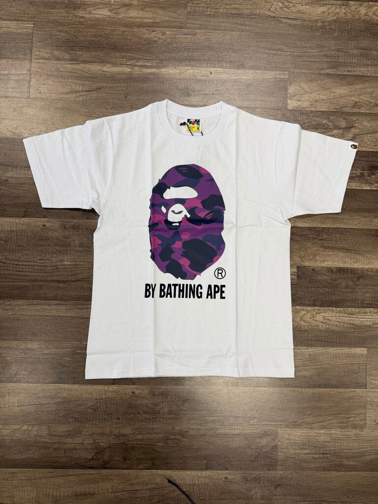 Bape shirt White Purple camo