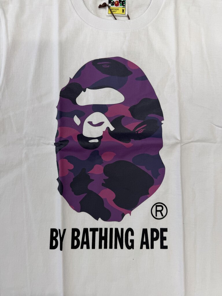 Bape shirt White Purple camo