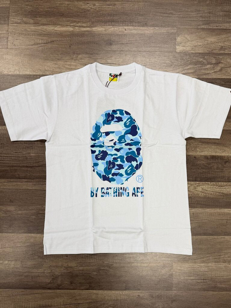 Bape shirt White Blue camo