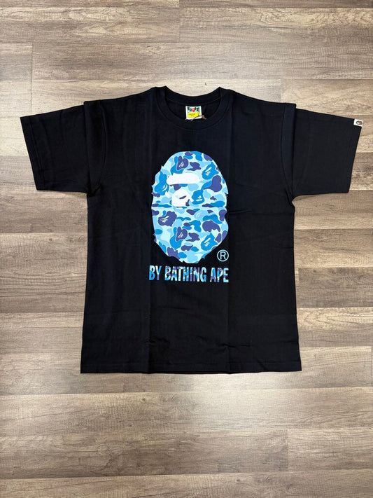 Bape shirt Black Blue camo