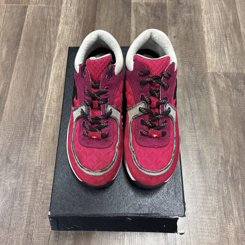Chanel trainer pink purple