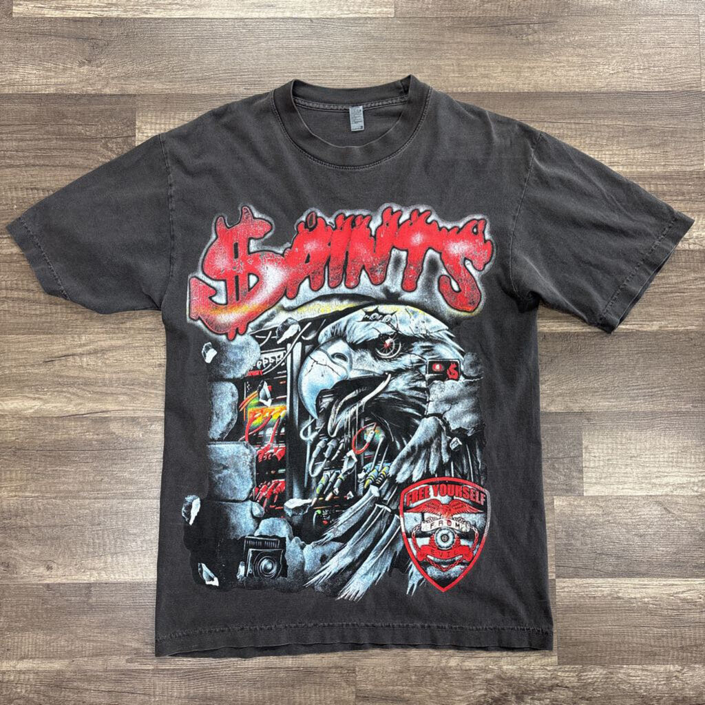 Saints free yourself shirt grey
