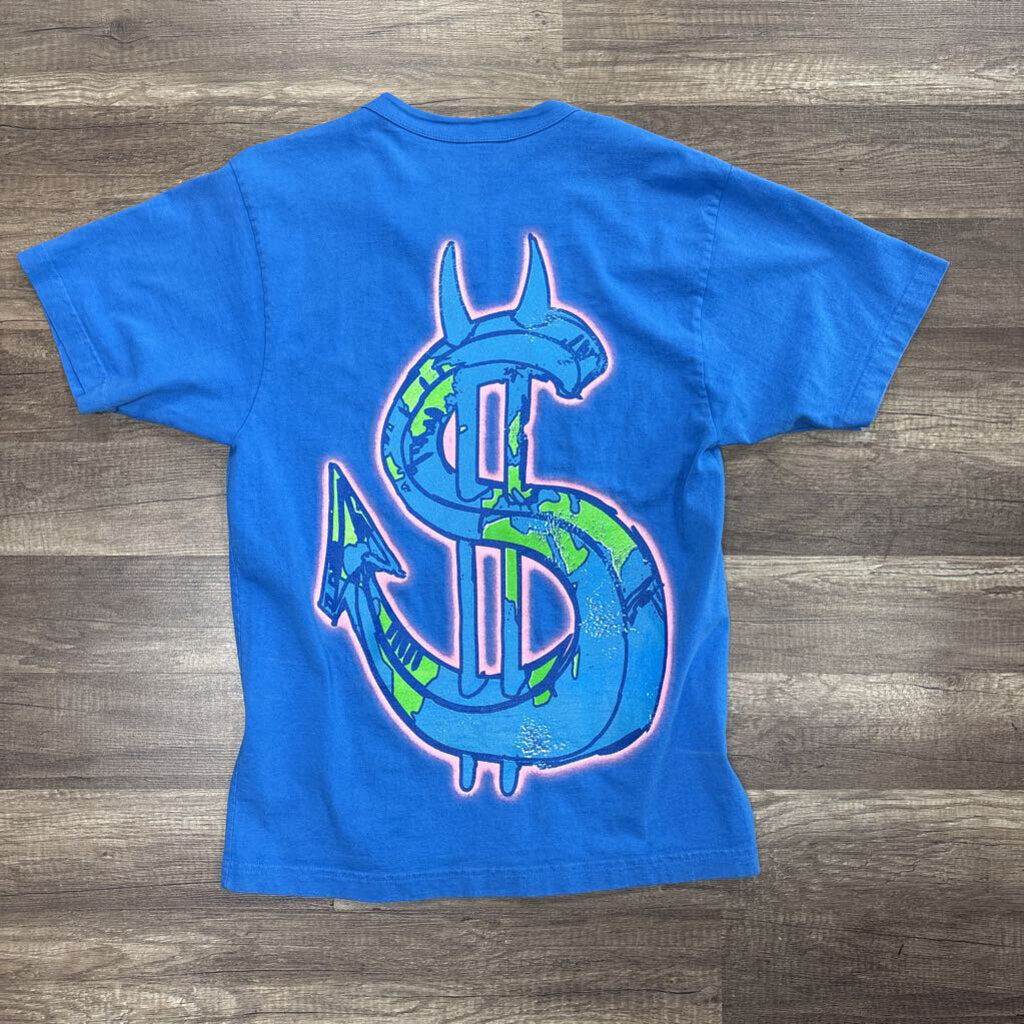 Saints peace in chaos shirt blue