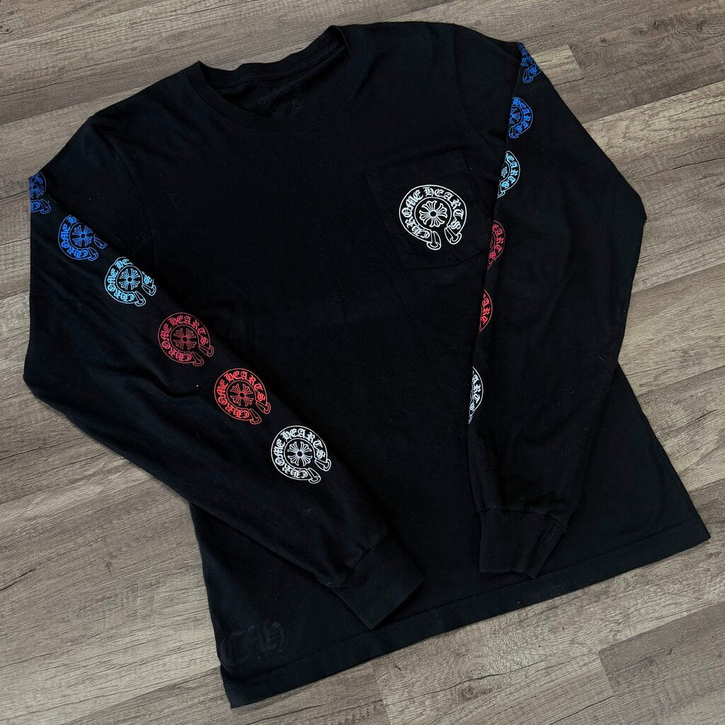 Chrome Hearts multi color logo sleeve shirt l/s