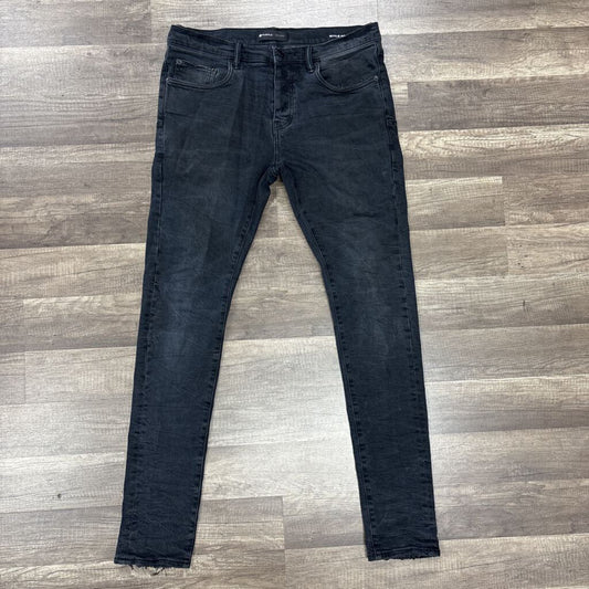 Purple jean black