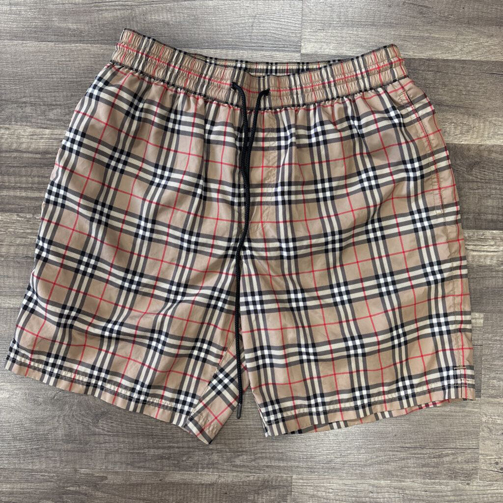 Burberry plaid swim shorts