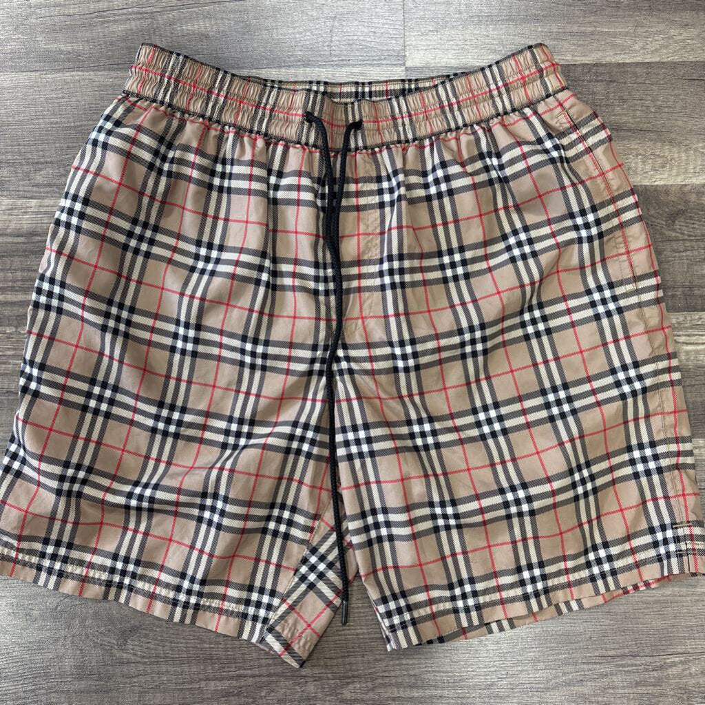 Burberry plaid swim shorts