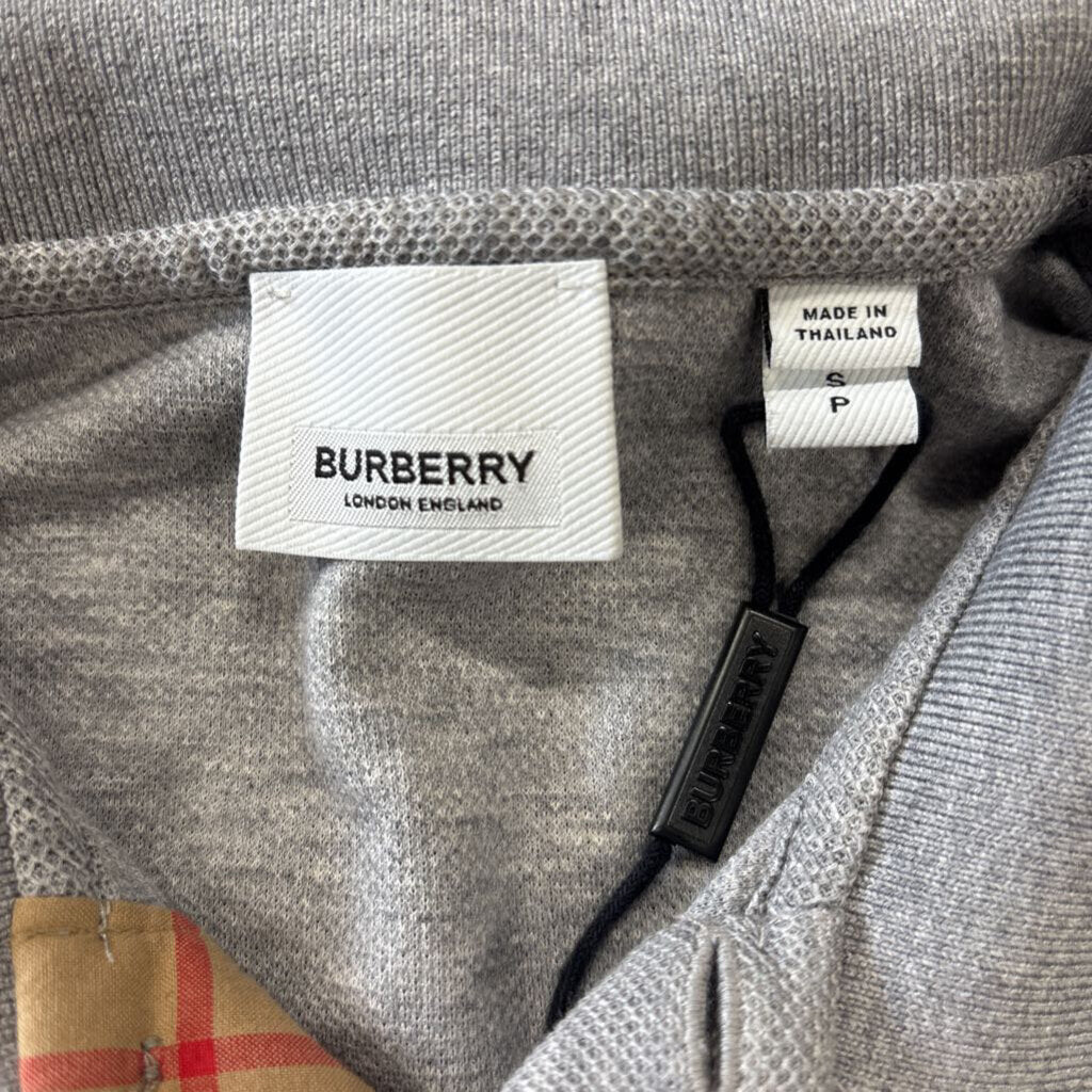 Burberry collar shirt grey