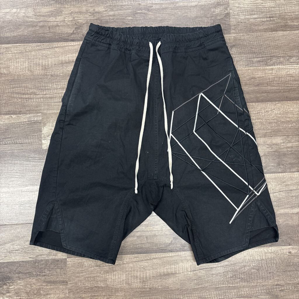 Rick Owens shorts black geometry