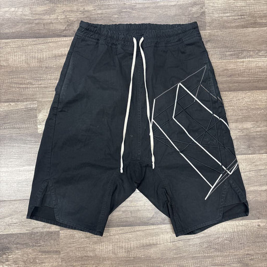Rick Owens shorts black geometry