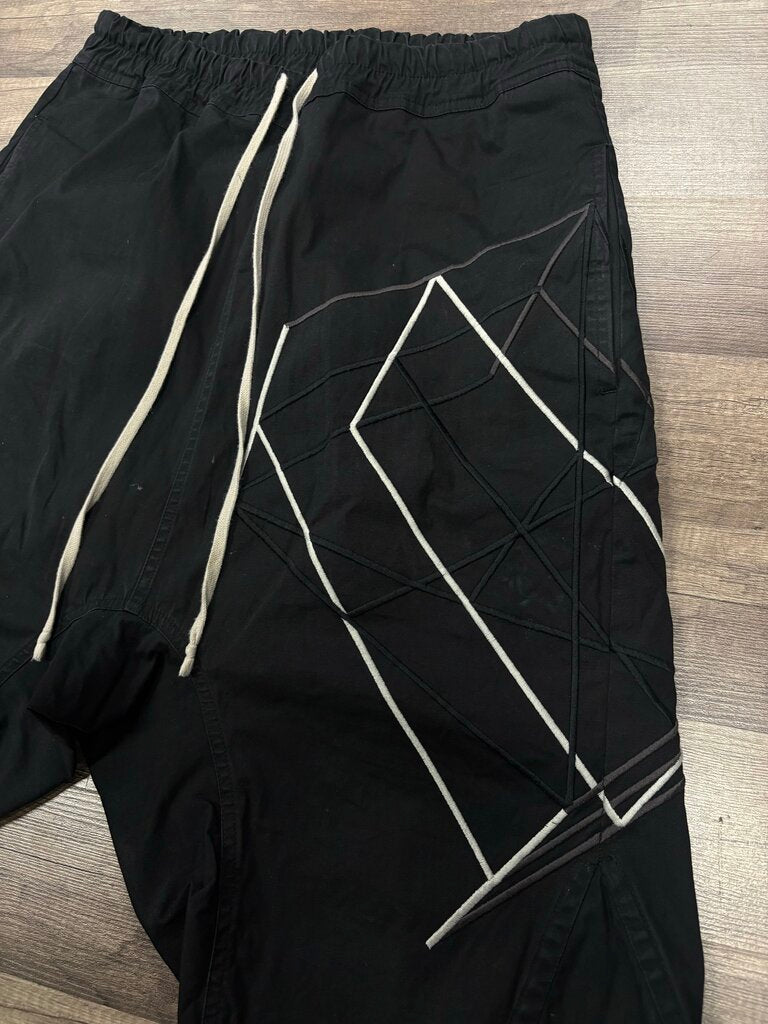 Rick Owens shorts black geometry
