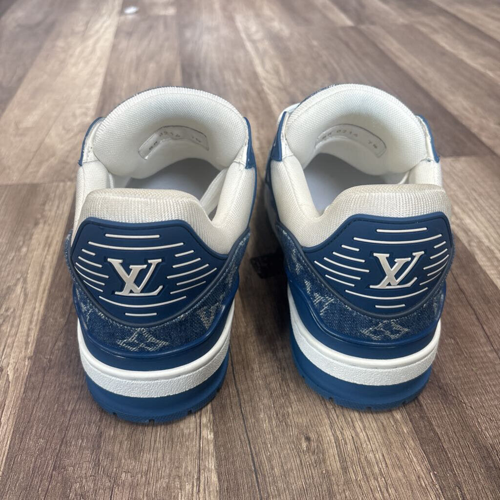 LV Louis Vuitton Trainer denim white blue (NO BOX)