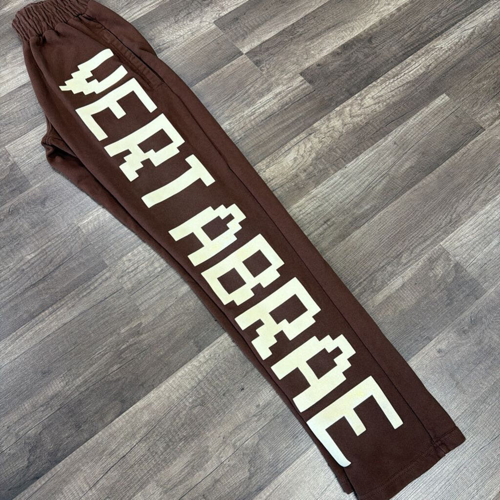 Vertabrae Sweat Pants Brown