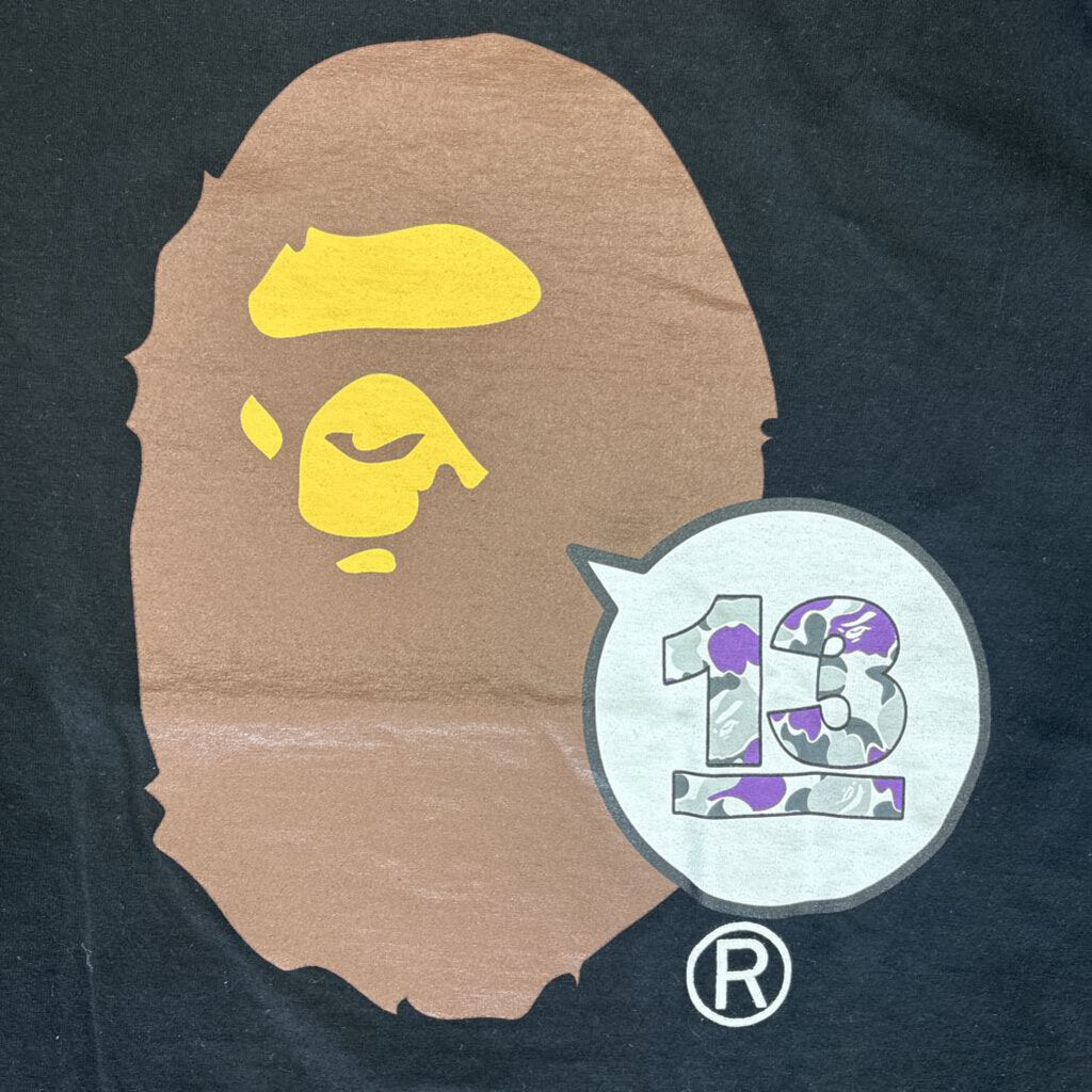 Bape "13" Logo Brown Ape Shirt