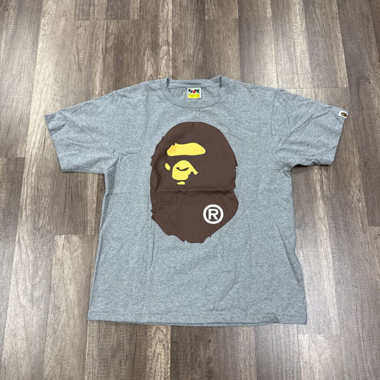 Bape Shirt Grey Brown Ape