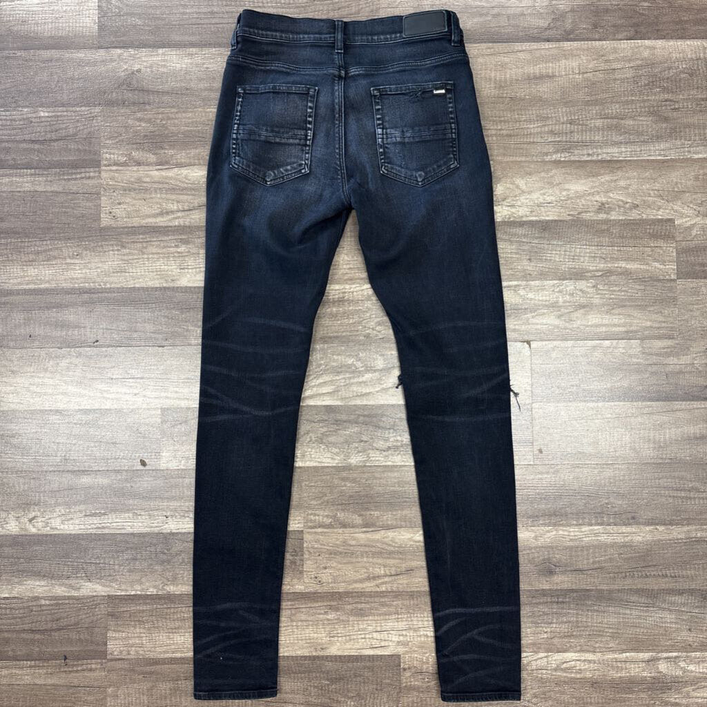 Amiri Jean MX1 Red Patch Black