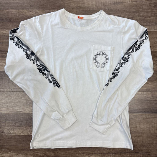 Chrome Hearts L/S Horseshoe White